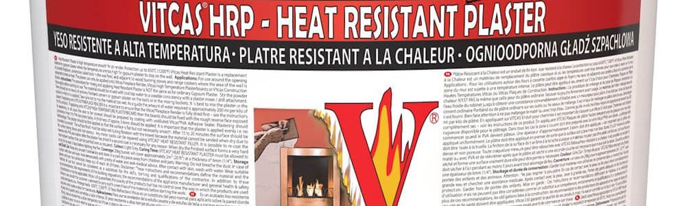 Enduit de finition pour cheminées et parois de cuisinières