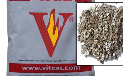 Vermiculite at a Bread Oven Base: Loose Fill and Board