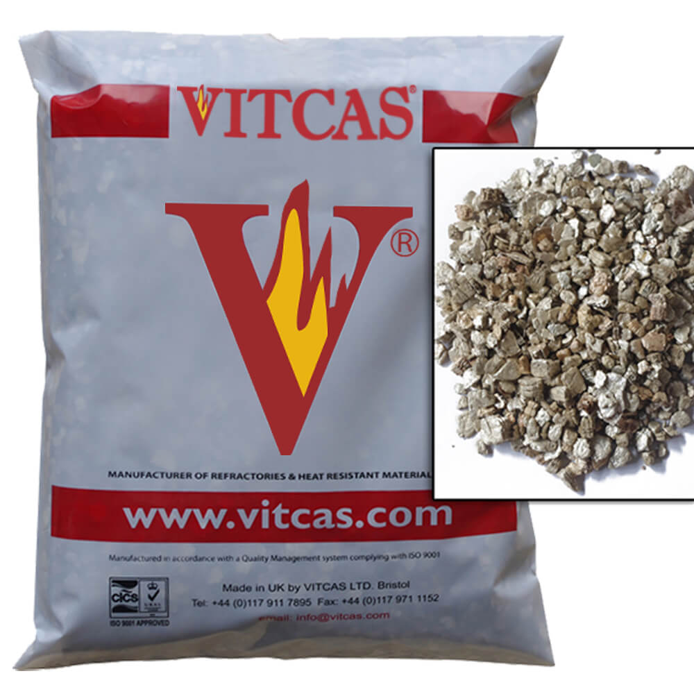 Vitcas loose vermiculite for suitable enclosed insulation cavities
